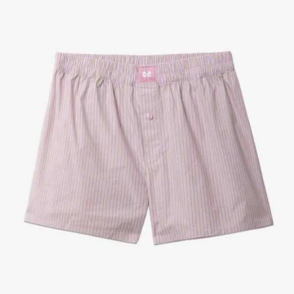 трусы boxer shorts striped pink/beige