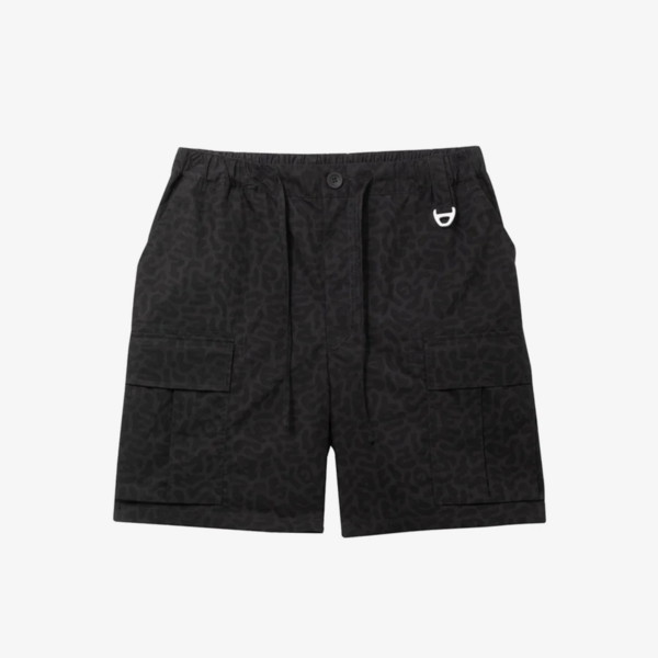 шорты cargo shorts leopard black