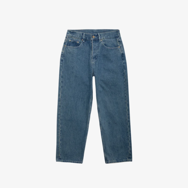 брюки jeans baggy blue