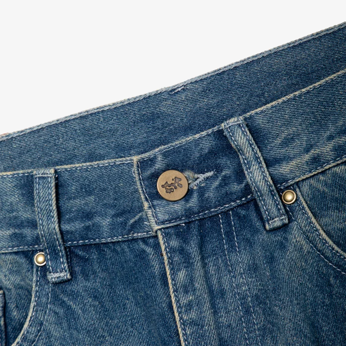 брюки jeans baggy blue — изображение 3