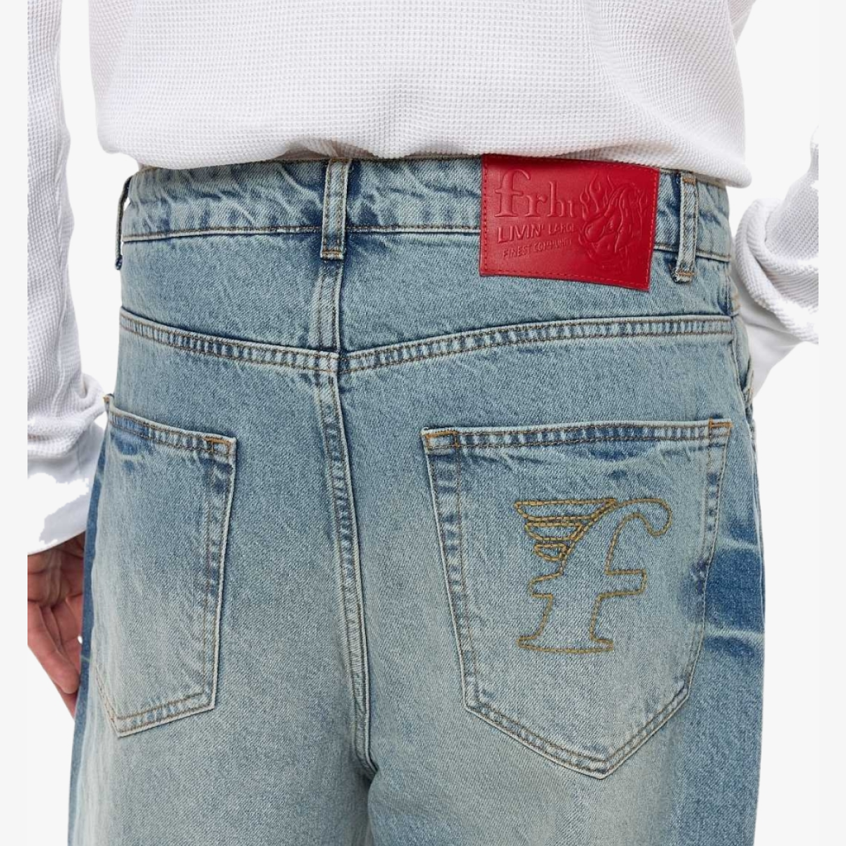 Джинсы Джинсы FRHT Baggy (Washed Blue) — изображение 3