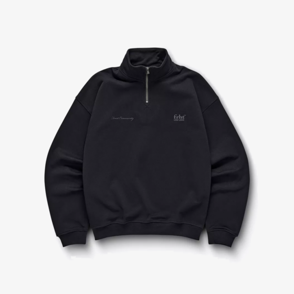 Свитшот Half-Zip (Black)