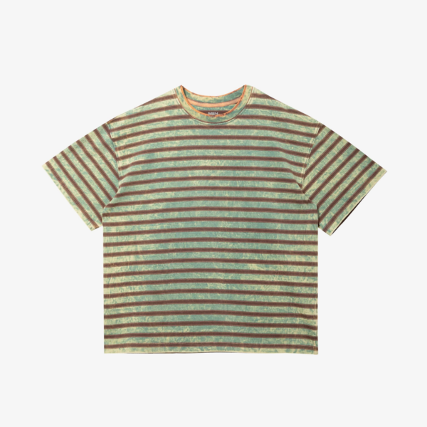 футболка ts striped washed mint/cinnamon