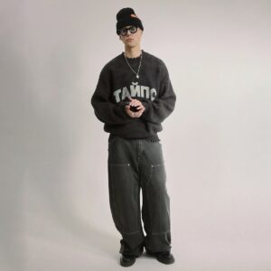 Джинсы Vintage Wide Jeans, цвет серый